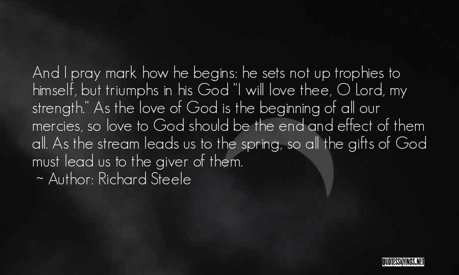 God Leads Us Quotes By Richard Steele