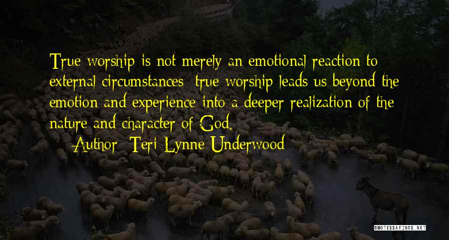 God Leads Us Quotes By Teri Lynne Underwood