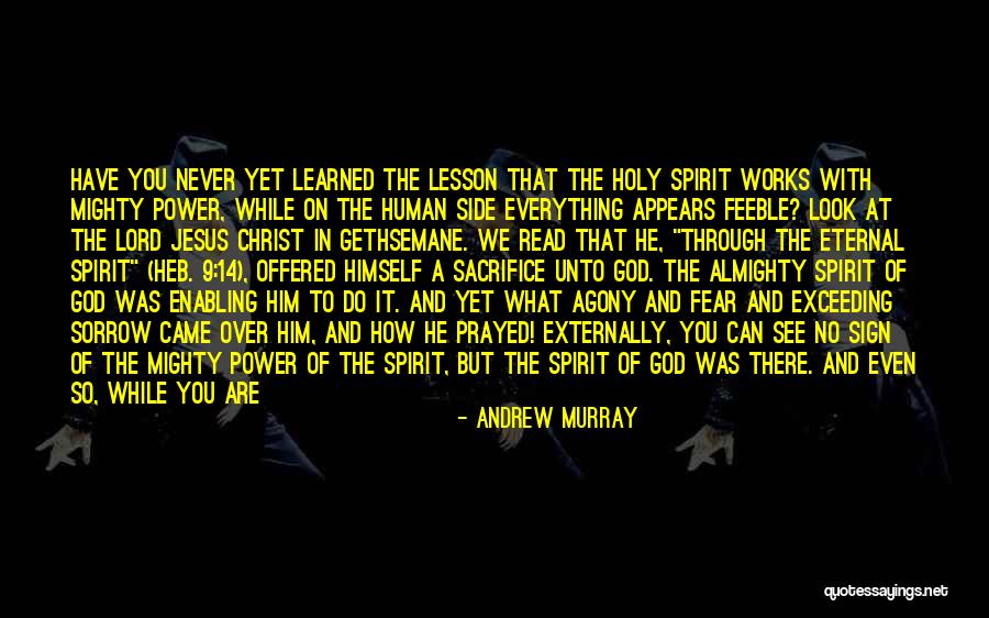 God Lesson Quotes By Andrew Murray God Lesson Quotes By Andrew Murray