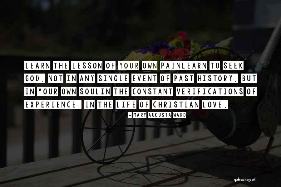 God Lesson Quotes By Mary Augusta Ward God Lesson Quotes By Mary Augusta Ward