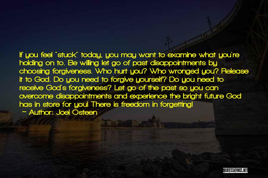 God Let Go Quotes By Joel Osteen