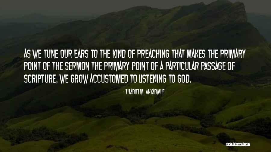 God Listening Quotes By Thabiti M. Anyabwile God Listening Quotes By Thabiti M. Anyabwile