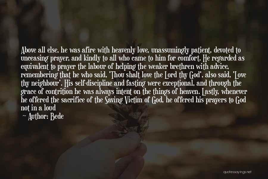 God Love And Grace Quotes By Bede