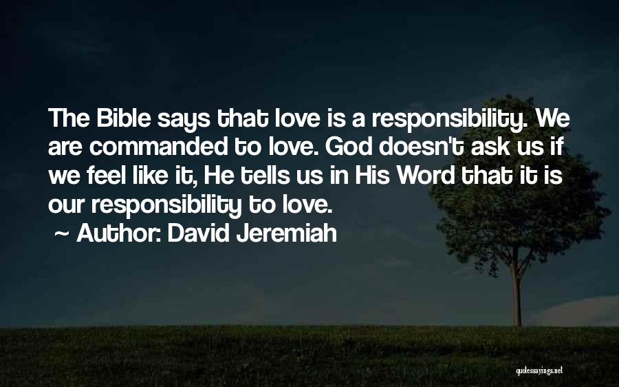 God Love Bible Quotes By David Jeremiah