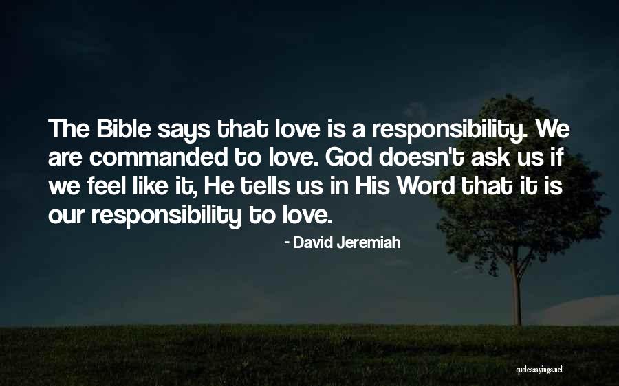 God Love Bible Quotes By David Jeremiah