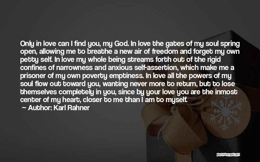 God Love Me Quotes By Karl Rahner