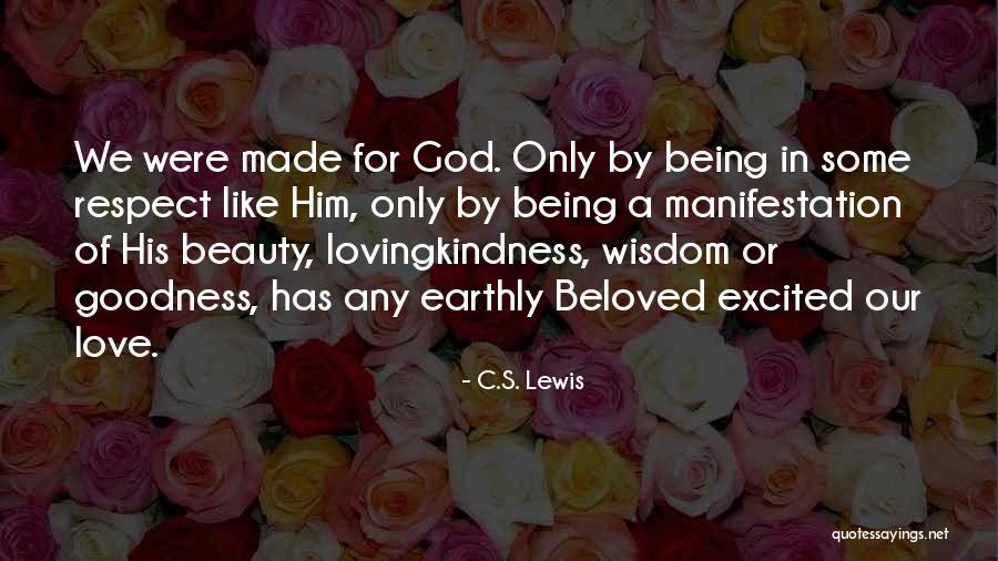 God Made Beauty Quotes By C.S. Lewis