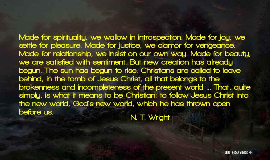 God Made Beauty Quotes By N. T. Wright