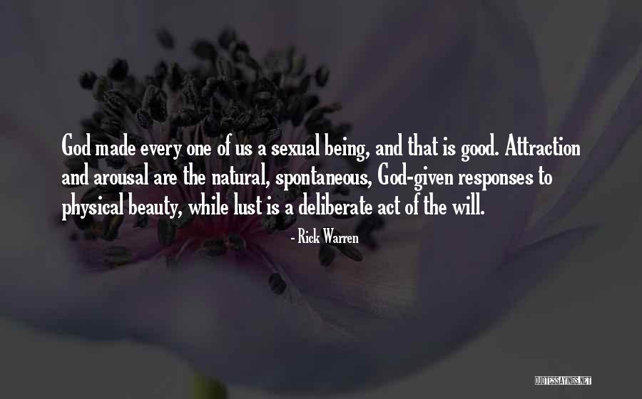 God Made Beauty Quotes By Rick Warren