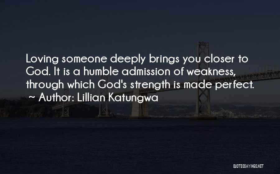 God Made Me Perfect Quotes By Lillian Katungwa