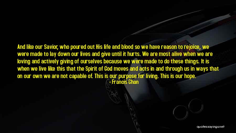 God Made Things Quotes By Francis Chan