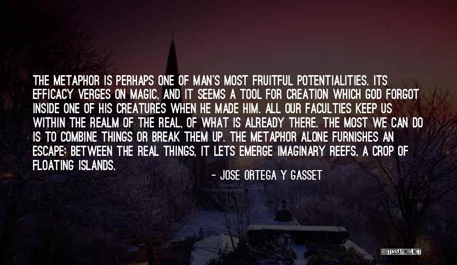 God Made Things Quotes By Jose Ortega Y Gasset