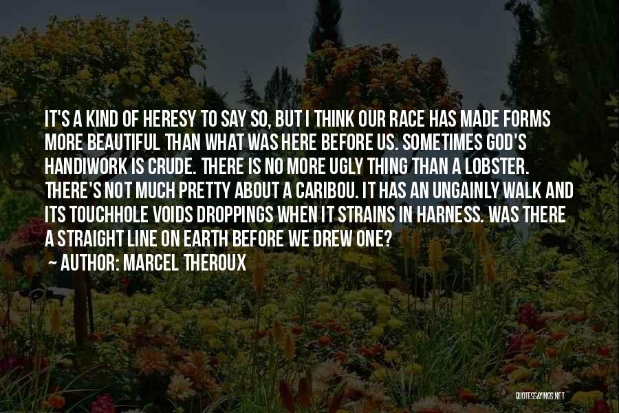 God Made Us Beautiful Quotes By Marcel Theroux