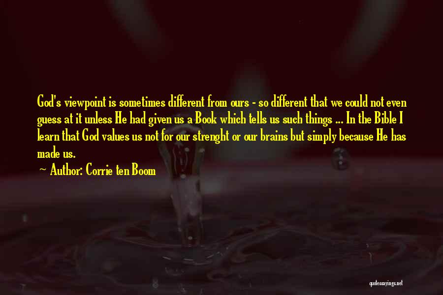 God Made Us Different Quotes By Corrie Ten Boom