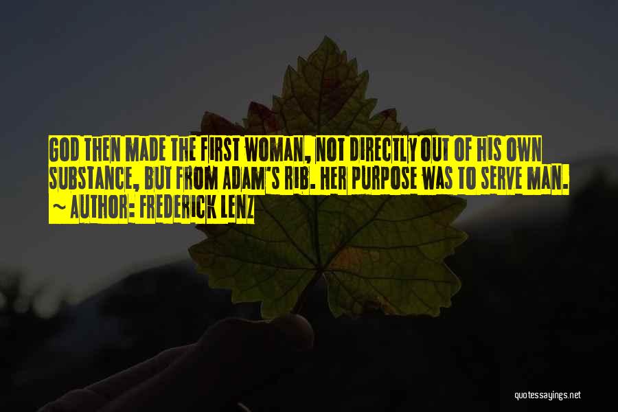 God Made Woman Quotes By Frederick Lenz