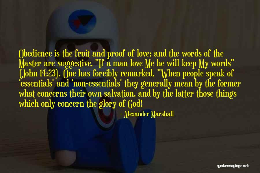 God Man Quotes By Alexander Marshall