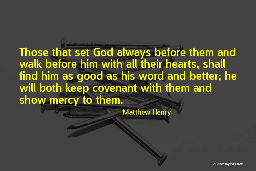 God Mercy Quotes By Matthew Henry