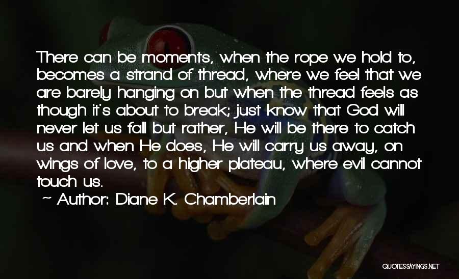 God Moments Quotes By Diane K. Chamberlain