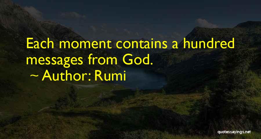 God Moments Quotes By Rumi