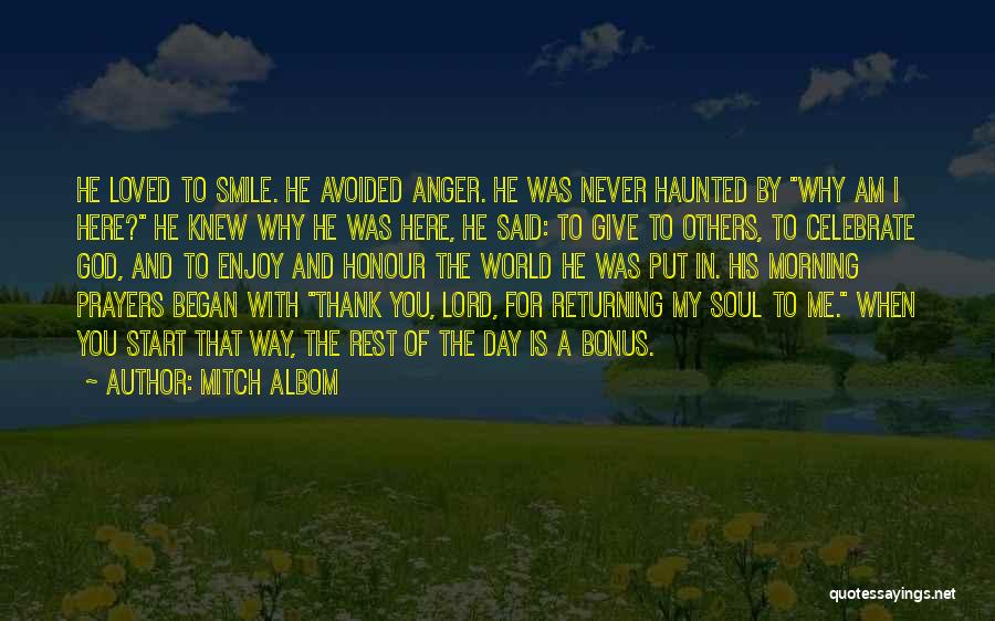 God Morning God Quotes By Mitch Albom