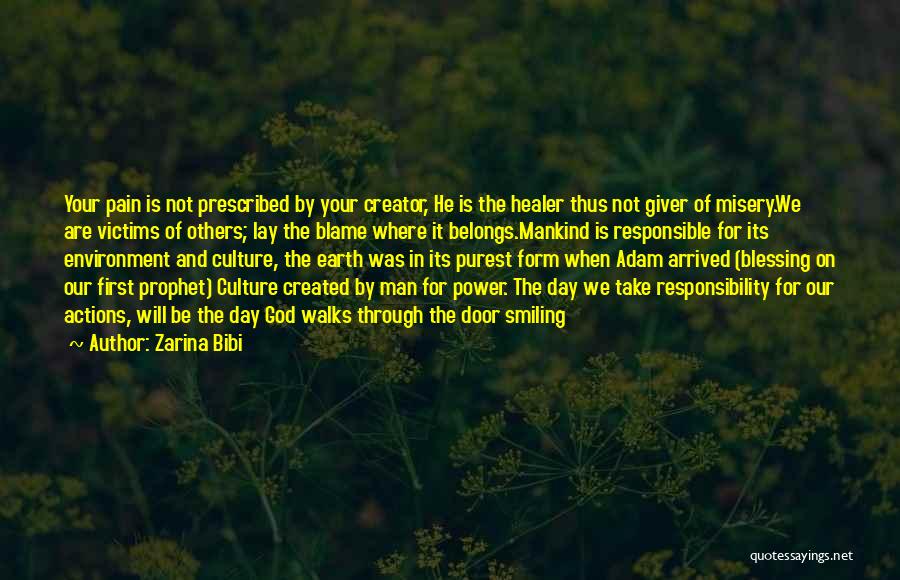 God My Healer Quotes By Zarina Bibi