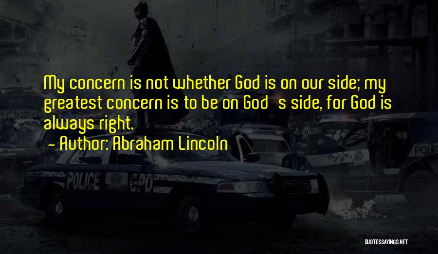 God My Side Quotes By Abraham Lincoln