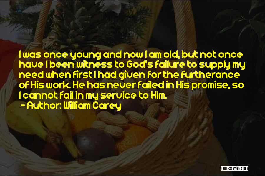 God Never Fail Quotes By William Carey