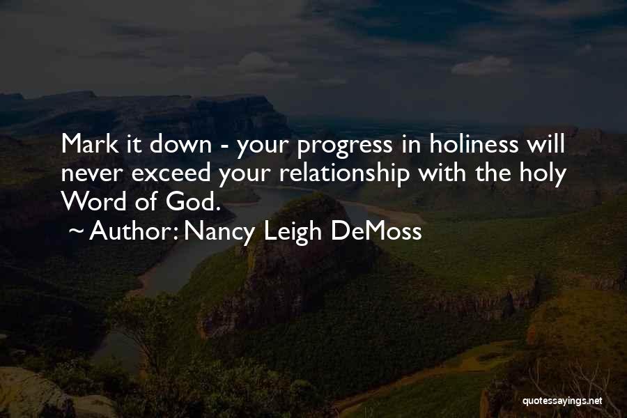 God Never Let Me Down Quotes By Nancy Leigh DeMoss