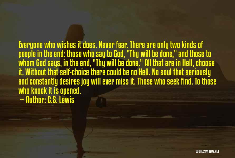 God Never Says No Quotes By C.S. Lewis