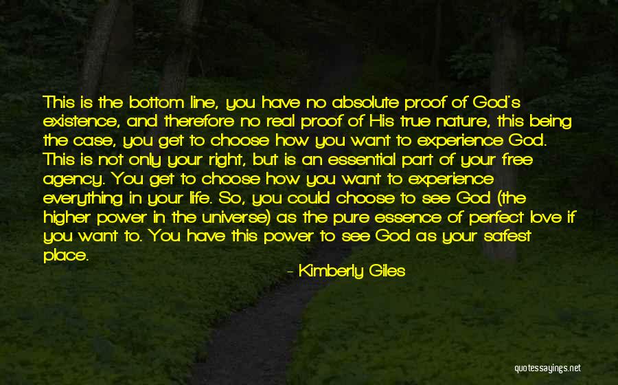 God Not Being Real Quotes By Kimberly Giles