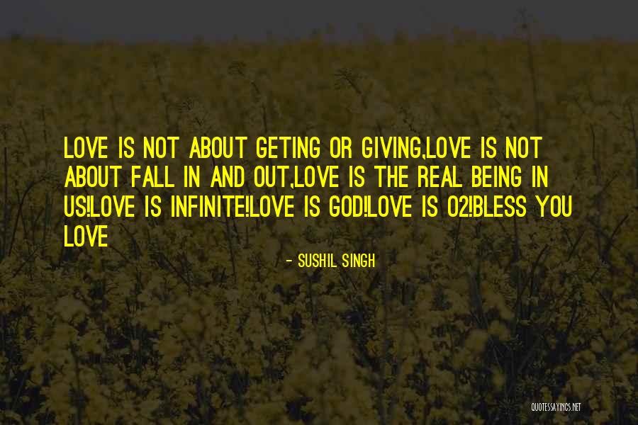 God Not Being Real Quotes By Sushil Singh