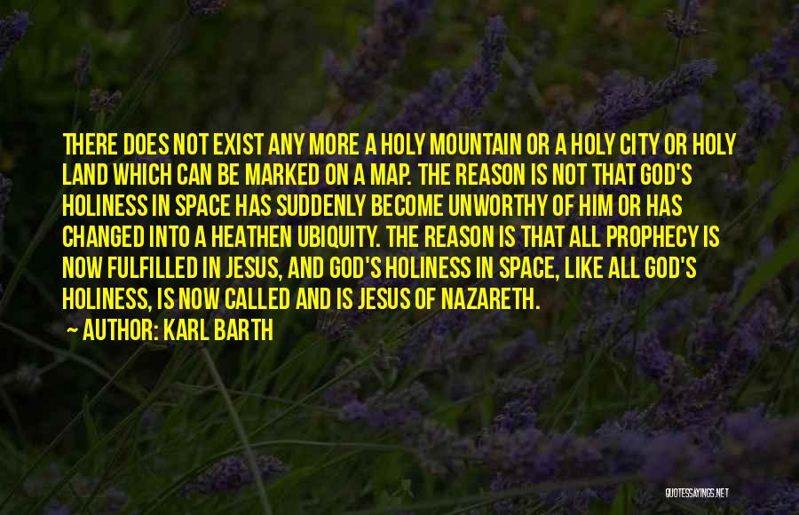 God Not Exist Quotes By Karl Barth