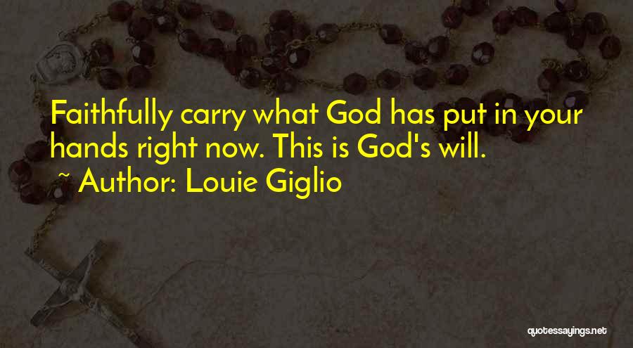 God Now Quotes By Louie Giglio