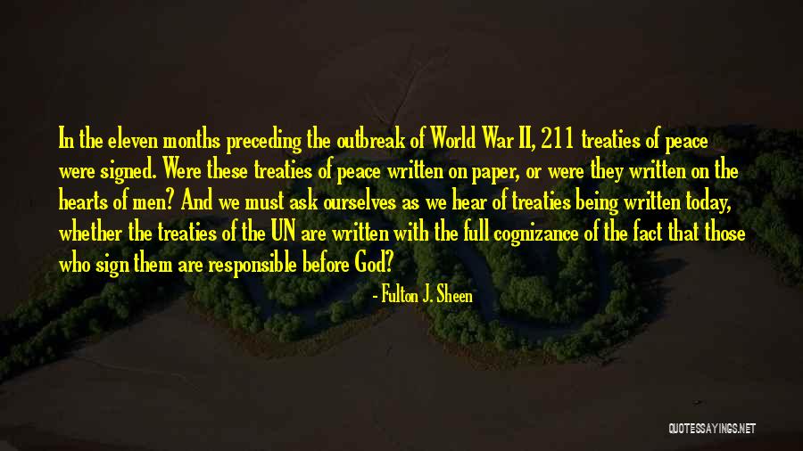 God Of War 2 Quotes By Fulton J. Sheen God Of War 2 Quotes By Fulton J. Sheen