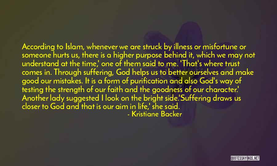 God Pain And Suffering Quotes By Kristiane Backer God Pain And Suffering Quotes By Kristiane Backer
