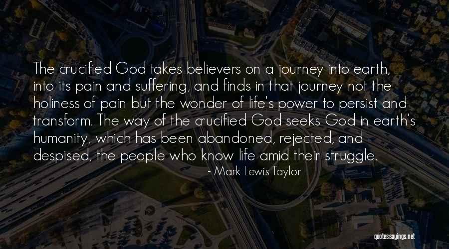 God Pain And Suffering Quotes By Mark Lewis Taylor