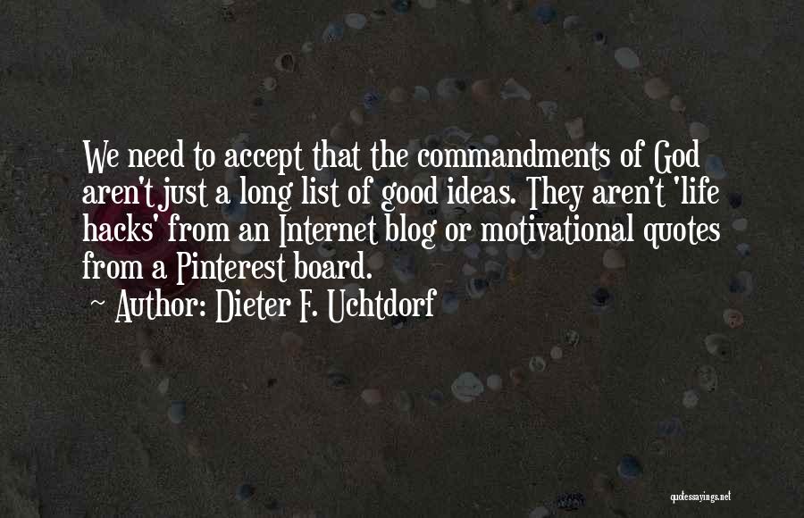 God Pinterest Quotes By Dieter F. Uchtdorf