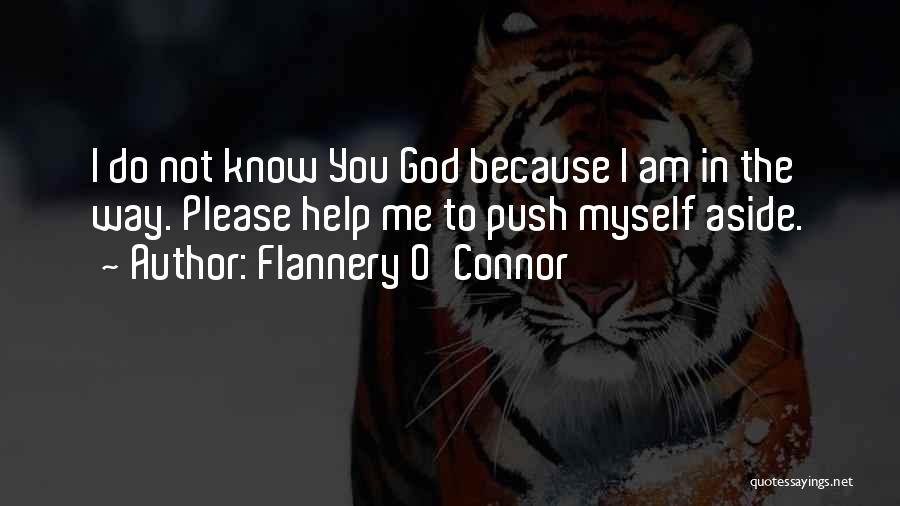 God Please Help Quotes By Flannery O'Connor