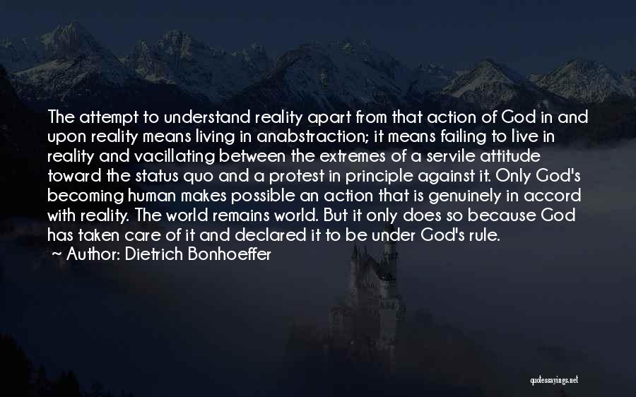 God Possible Quotes By Dietrich Bonhoeffer