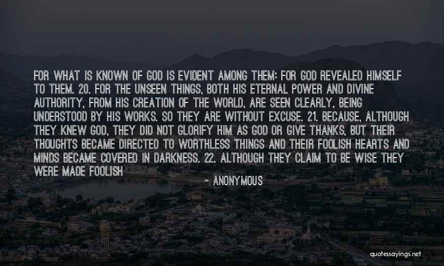 God Power Quotes By Anonymous