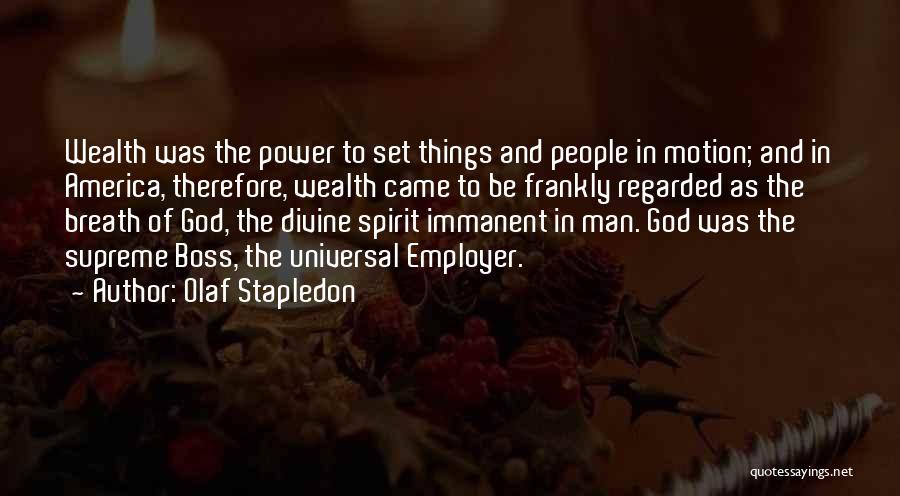 God Power Quotes By Olaf Stapledon