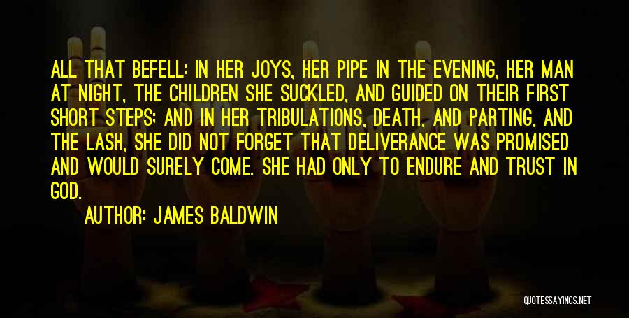 God Promised Quotes By James Baldwin