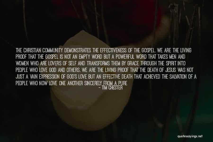 God Proof Quotes By Tim Chester God Proof Quotes By Tim Chester