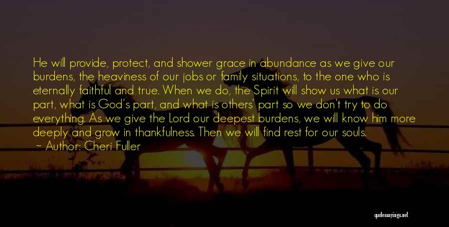 God Protect Us Quotes By Cheri Fuller