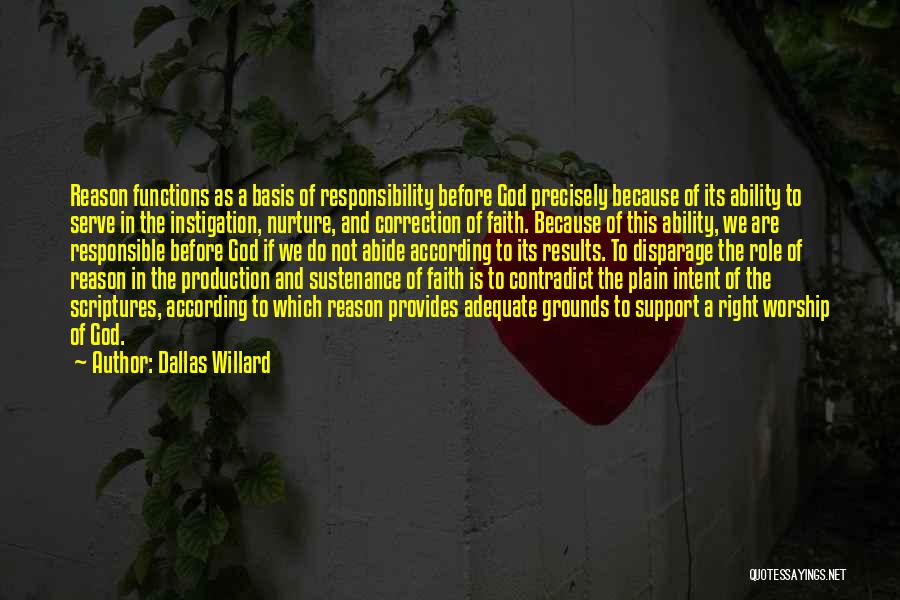 God Provides Quotes By Dallas Willard
