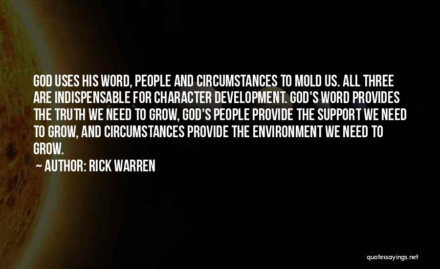 God Provides Quotes By Rick Warren
