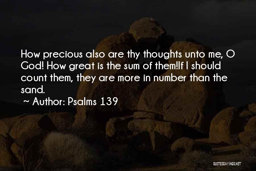 God Psalms Quotes By Psalms 139