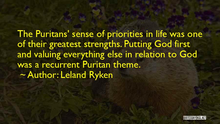 God Putting Someone In Your Life Quotes By Leland Ryken