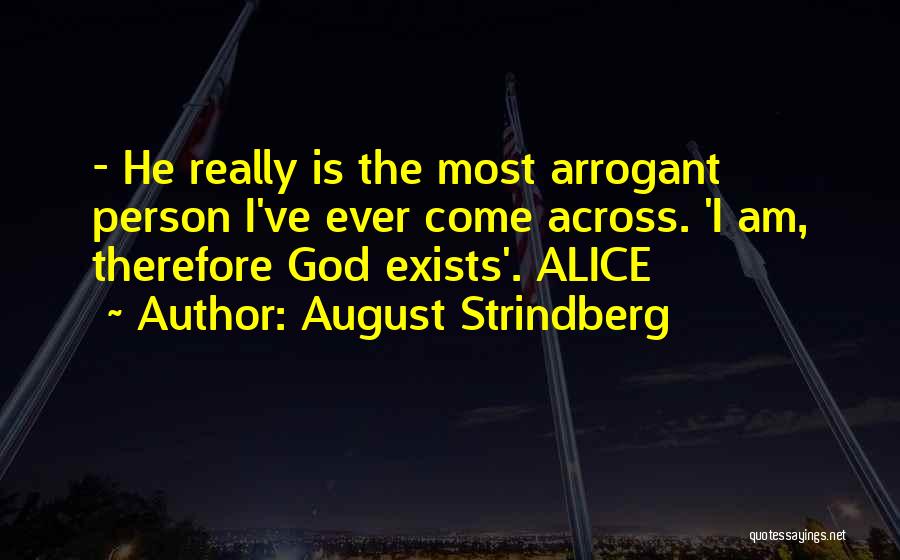 God Quotes By August Strindberg