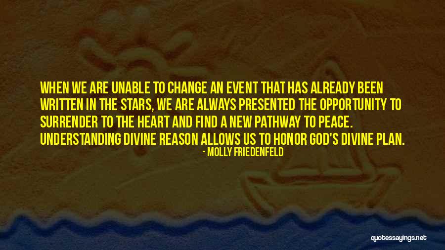 God Quotes Quotes By Molly Friedenfeld